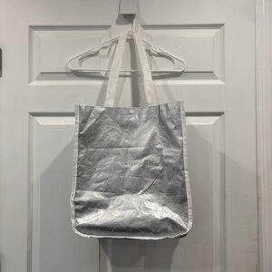 Lululemon Silver Tote Bag